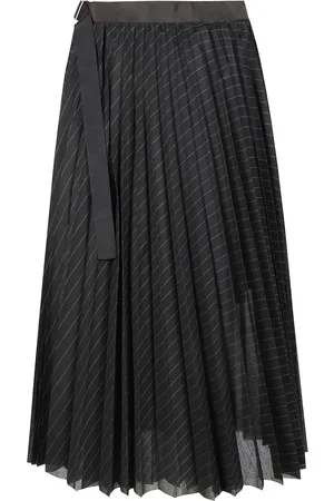 SACAI Stribet nederdel