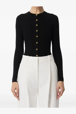 Elisabetta Franchi Cardigan med gennemsigtig detalje