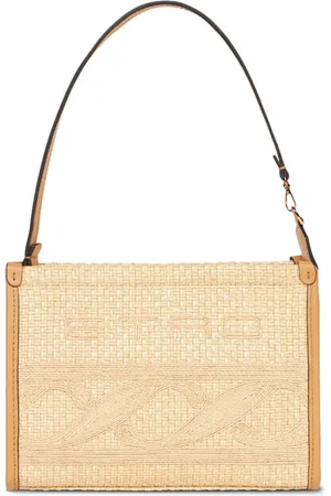 Etro Lille clutch i bast