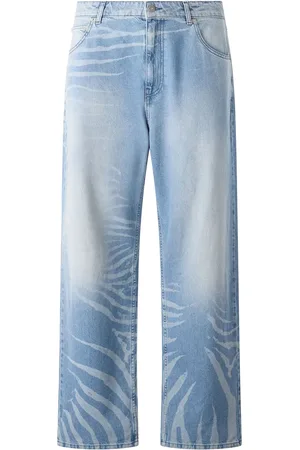 Roberto Cavalli Jeans med zebramønster