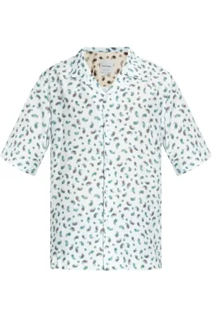 Paul Smith Kortærmet skjorte med paisleytryk