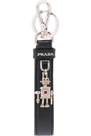 Prada Nøglering i saffiano-læder