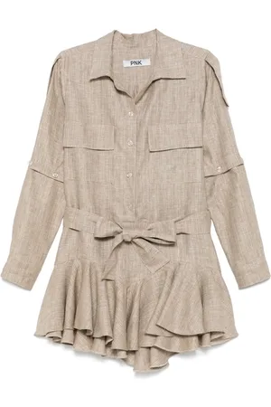 PNK Kort kjole med lurex-detalje