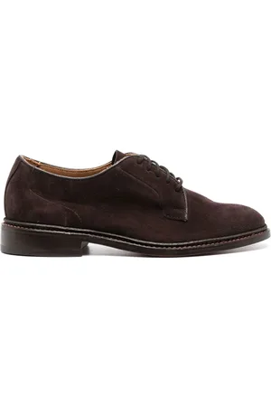 TRICKERS Oxford-sko med snøre og mandelformet snude