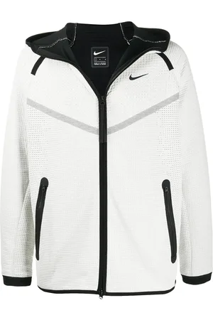 Nike Hættetrøje med lynlås og vaflet tekstur