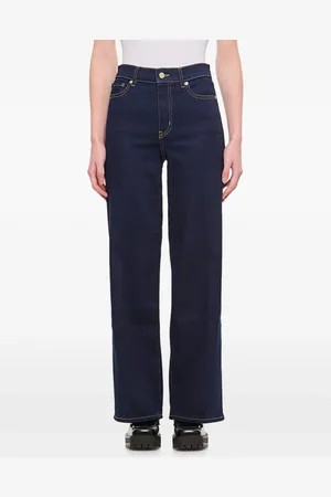 Frame Jeans med kontrastsyninger