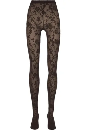 Wolford Tights med blomstermotiv