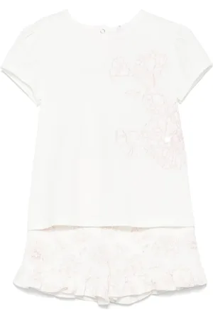 PATACHOU Shortssæt med blomstertryk