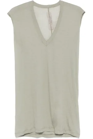 Rick Owens T-shirt med dyb V-halsudskæring