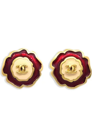 CHANEL CC blomsterøreringe fra 2003