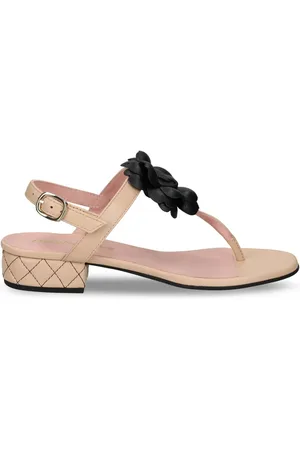 Pretty Ballerinas 30 mm sandaler med blomsterdetalje