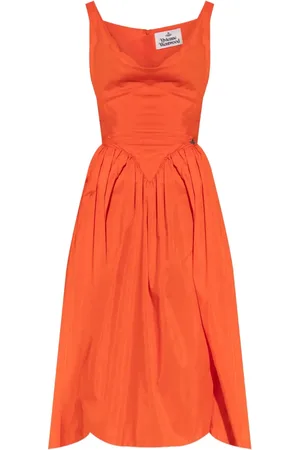 Vivienne Westwood Midi-kjole i silkeblanding