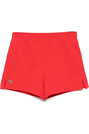 Lacoste Shorts i piqué med dobbelt ansigt