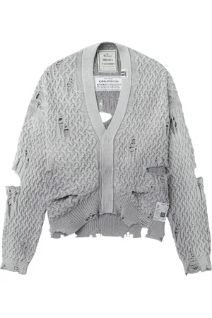 Maison Mihara Yasuhiro Cardigan med ribbet detalje
