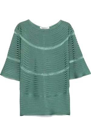 VALENTINO GARAVANI Top i ribstrik fra 00
