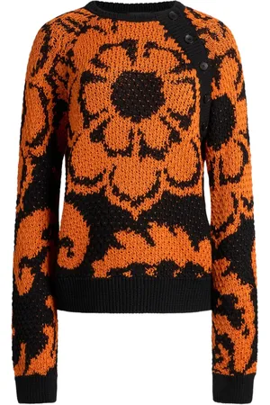 Etro Blomstret trøje i jacquard