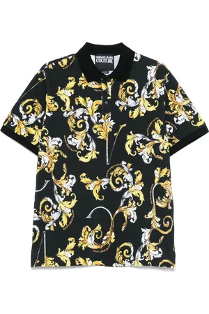 VERSACE Polo med Baroccoflage-tryk