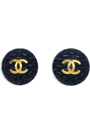 CHANEL CC knappe-øreclips fra 1994