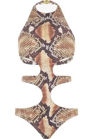 Roberto Cavalli Badedragt med pytontryk