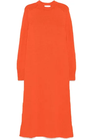 Jil Sander Kjole med rund hals