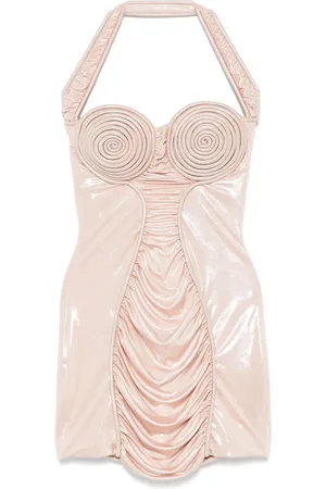 MITILIANE COUTURE Kort kjole med spiral-skål