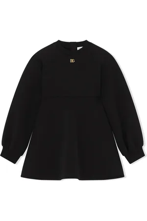 Dolce & Gabbana Sweater-kjole med logoplade