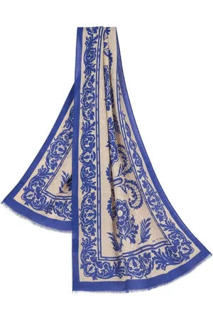 Etro Lang blomstret nederdel i chiffon