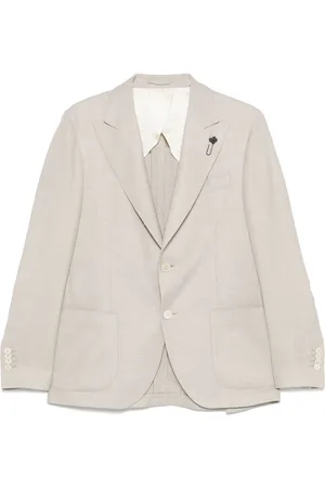 LARDINI Tekstureret blazer
