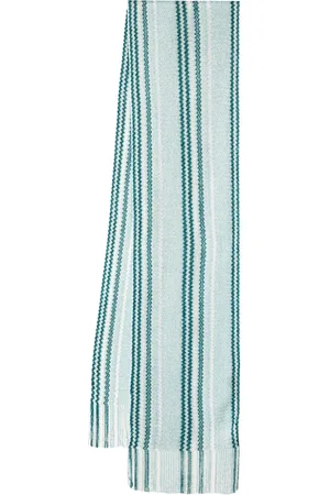 Missoni Strikket tørklæde med zigzagmønster
