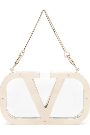 VALENTINO GARAVANI Clutch med logoplade