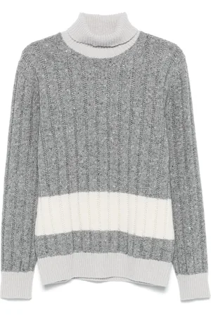 ELEVENTY Ribstrikket sweater