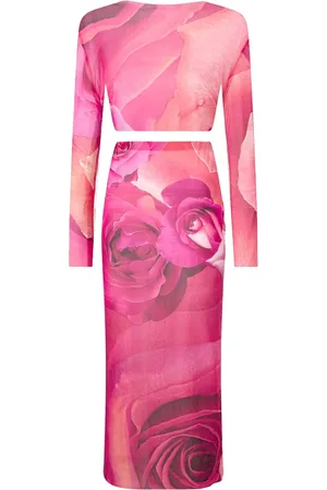 Roberto Cavalli Nederdel med rosetryk