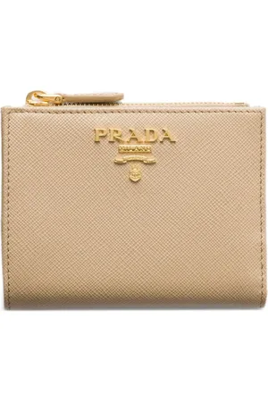 Prada Liten plånbok i Saffiano-läder
