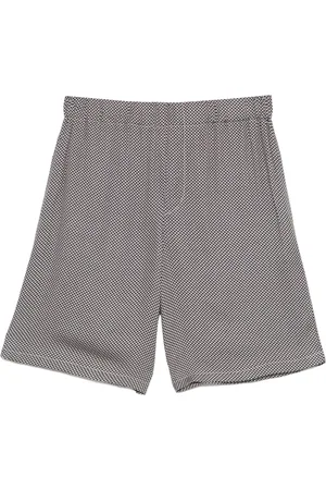 A PAPER KID Badeshorts med geometrisk mønster