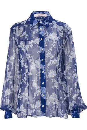 Carolina Herrera Bluse med blomstertryk
