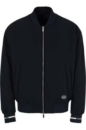Armani Exchange Bomberjakke med logo-applikation