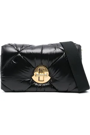 Moncler Crossbody-taske med indgraveret logo