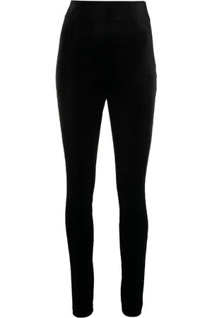 Serafini Højtaljede leggings i velour