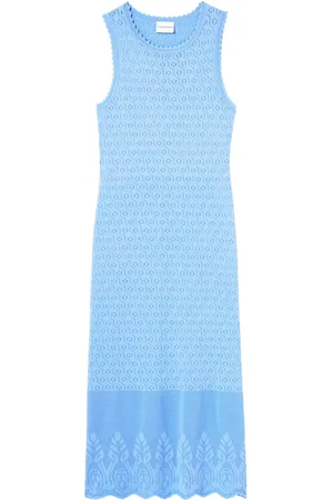 Claudie Pierlot Pointelle-strikket midi-kjole