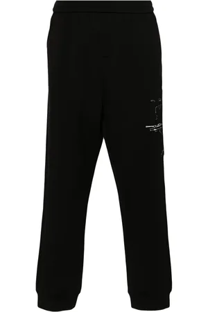 Emporio Armani Bukser med grafisk tryk og smalle ben
