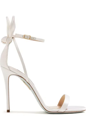 Aquazzura 105 mm sandaler i læder med butterfly