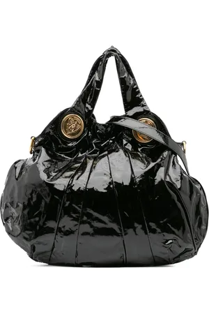 Gucci Stor lakeret Hysteria satchel-taske fra 2000-2015