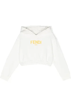 Fendi Cropped hættetrøje med logotryk
