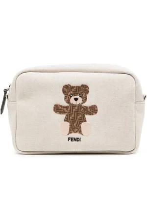 Fendi FF Teddy Bear toilettaske med lynlås
