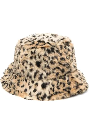 Twin-Set Bøllehat med leopardtryk