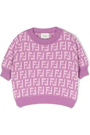 Fendi Strikket top med FF-logotryk