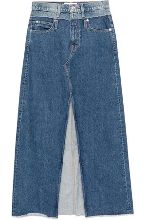 SLVRLAKE Lang denimnederdel