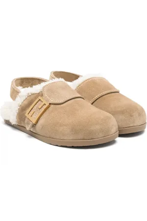 Fendi Sabots-sandaler i ruskind