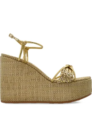 Casadei Plateau-sandaler i bast