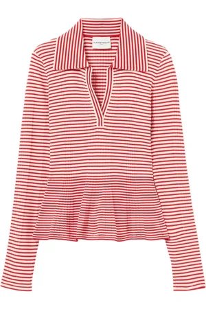 Claudie Pierlot Stribet finstrikket trøje
